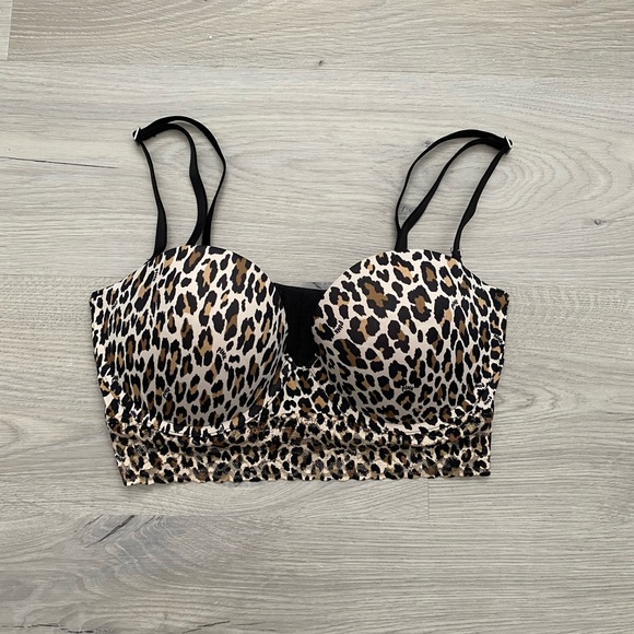 PINK Victoria's Secret Other - PINK VS Cheetah Print Bustier Bra